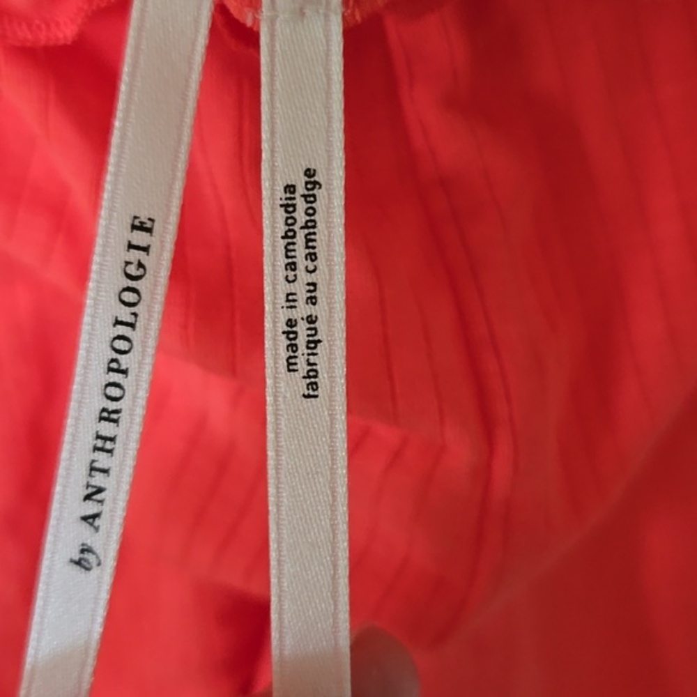 Anthropologie‎ Lettuce Hem Shorts Women's Coral - Picture 4 of 4